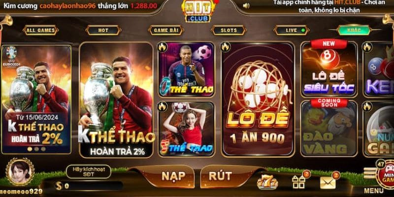 Thể thao HitClub Tại sao chọn Thể thao HitClub?